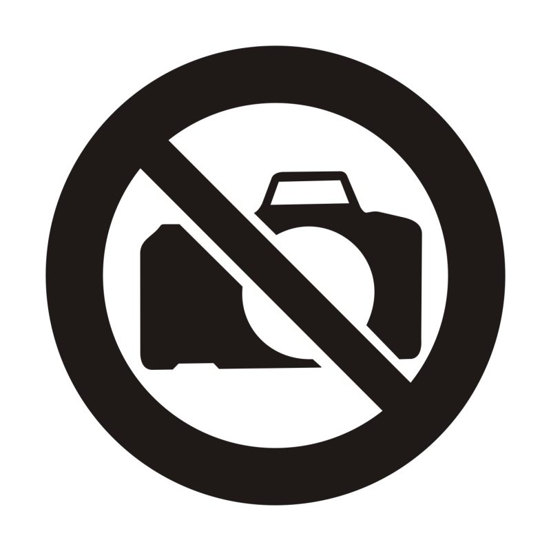 برچسب بدنه خودرو طرح عکسبرداری ممنوع