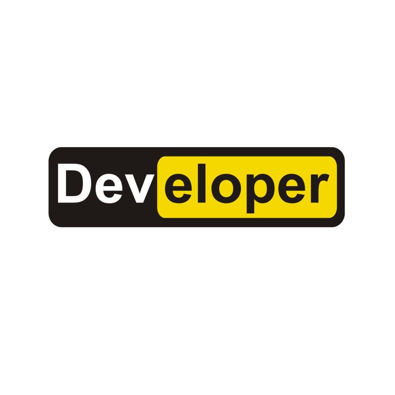 استیکر لپتاپ لیزارد مدل فانتزی طرح Devevoper کد LZD-799